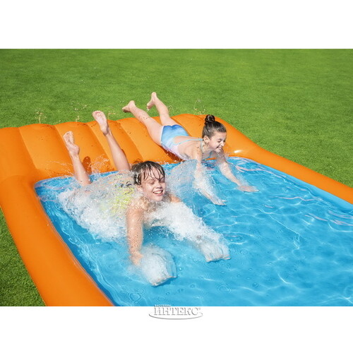 Игровой бассейн с горкой и фонтаном Splash Summer 341*213*38 см, клапан Bestway