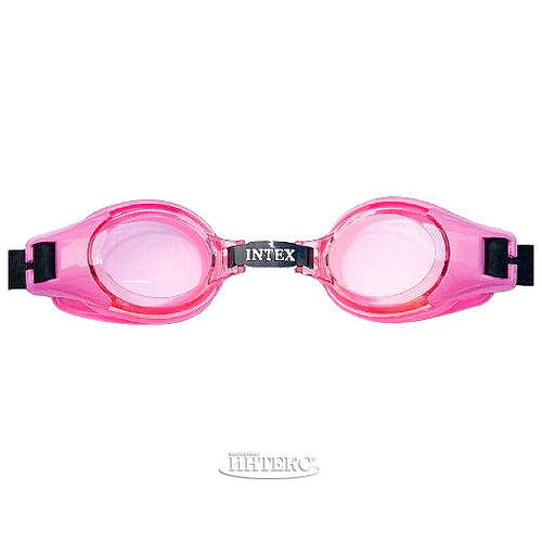 Очки для плавания Юниор розовые, 3-8 лет INTEX