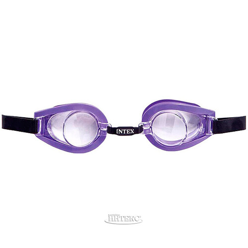 Очки для плавания Play фиолетовые с черным, 3-8 лет INTEX