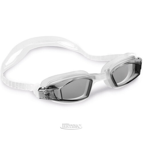 Очки для плавания Free Style Sport черные, 8+ INTEX