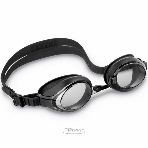 Очки для плавания Racing Pro, черные, 8+ INTEX