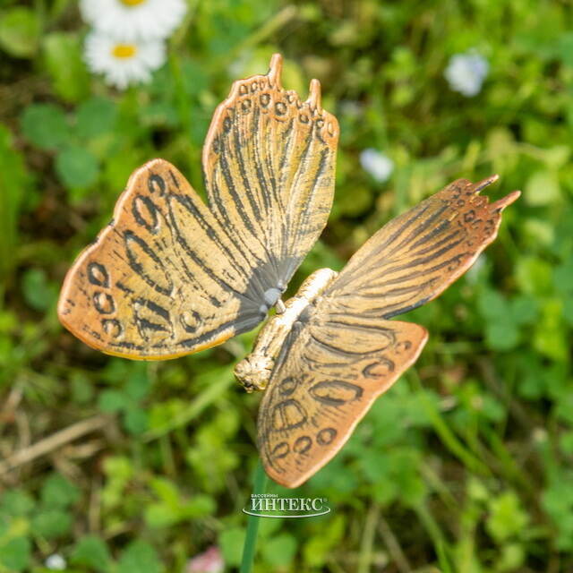 Садовый штекер Бабочка Муни: Giardini Di Boboli 40 см бронзовая Koopman