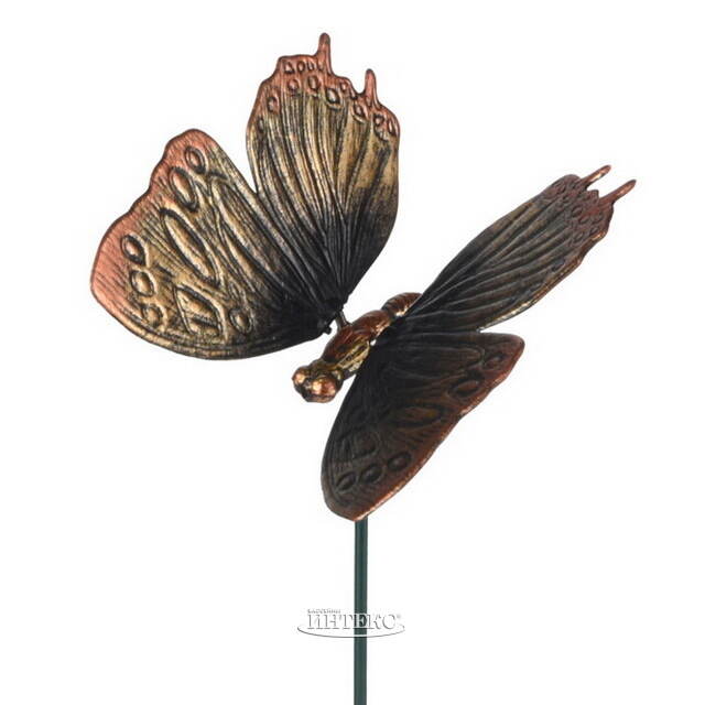 Садовый штекер Бабочка Муни: Giardini Di Boboli 40 см бронзовая Koopman