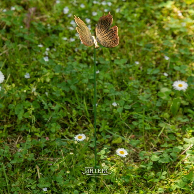 Садовый штекер Бабочка Муни: Giardini Di Boboli 40 см бронзовая Koopman