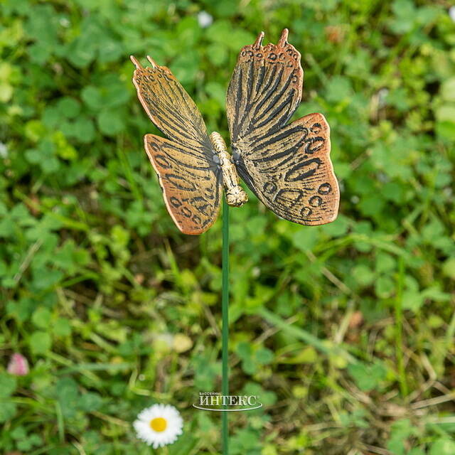 Садовый штекер Бабочка Муни: Giardini Di Boboli 40 см бронзовая Koopman