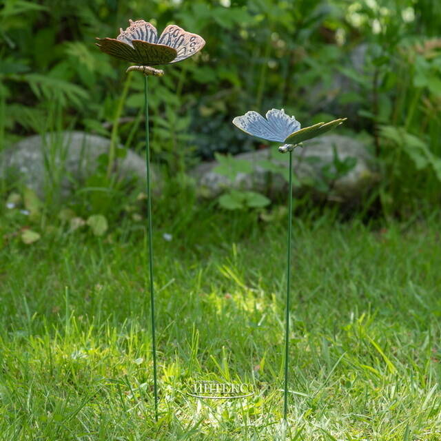 Садовый штекер Бабочка Муни: Giardini Di Boboli 40 см бронзовая Koopman