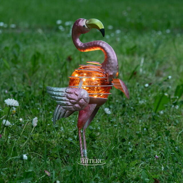 Садовый светильник на солнечной батарее Solar Flamingo 34 см Koopman (Купман)