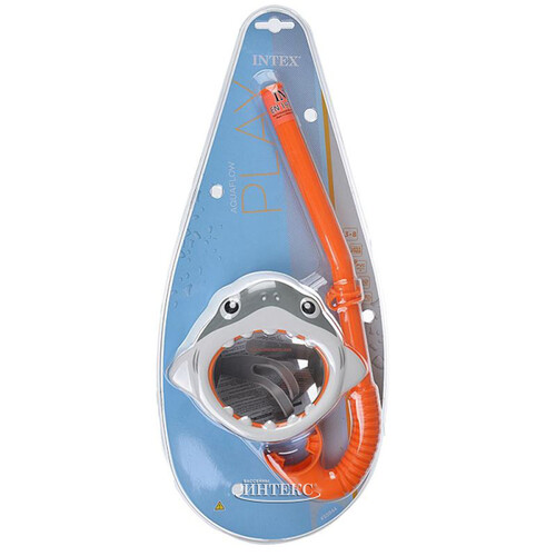 Набор для плавания детский Акула, 3-8 лет INTEX