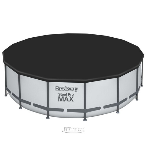Каркасный бассейн 5612Z Bestway Steel Pro Max 488*122 см, фильтр-насос, аксессуары Bestway