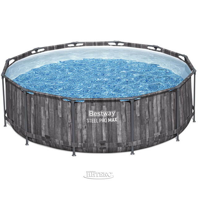 Каркасный бассейн 5614X Bestway Steel Pro Max (Бествей Стил Про Макс) 366*100 см, фильтр-насос, лестница Bestway