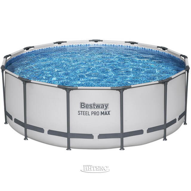 Круглый каркасный бассейн Bestway Steel Pro Max 396*122 см, фильтр-насос, аксессуары Bestway