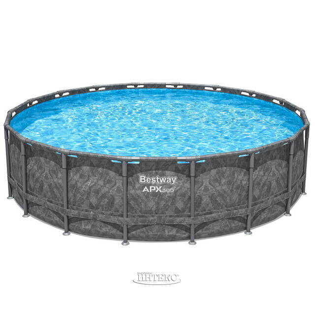 Каркасный бассейн APX (Бествей Апкс) 365 549*132 см, песочный фильтр-насос, аксессуары Bestway