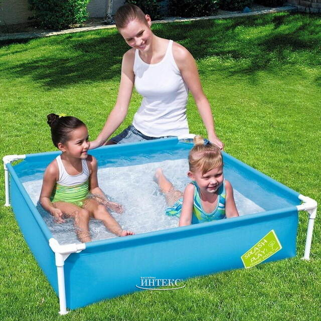 Детский каркасный бассейн Небесный 122*30 см, клапан Bestway