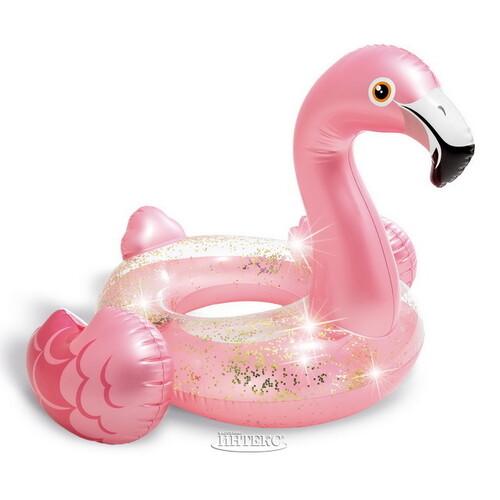 Надувной круг Фламинго Pink Shiny 99*89 см INTEX