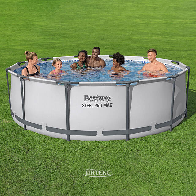 Каркасный бассейн Bestway Steel Pro Max 366*100 см, фильтр-насос Bestway