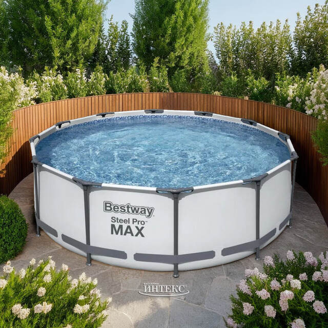 Каркасный бассейн Bestway Steel Pro Max 366*100 см, фильтр-насос Bestway
