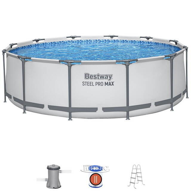 Каркасный бассейн Bestway Steel Pro Max 366*100 см, фильтр-насос Bestway