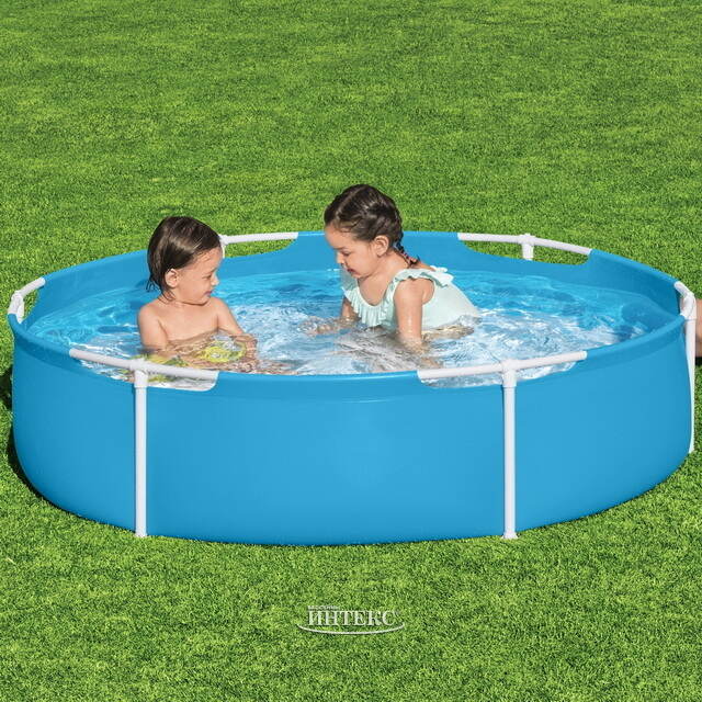 Детский каркасный бассейн Голубая Лагуна 152*38 см Bestway