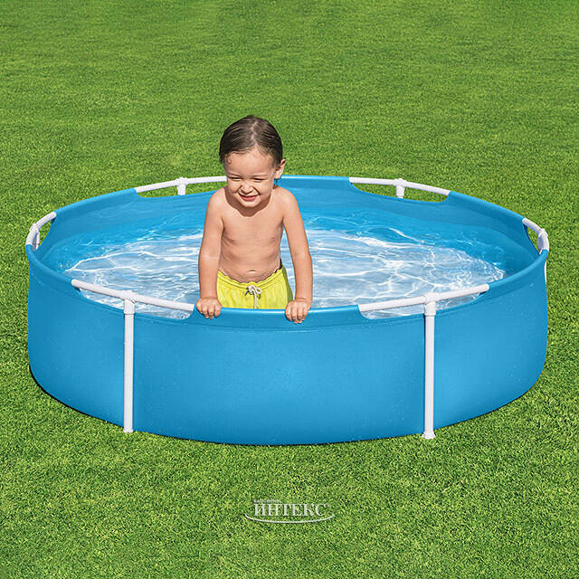 Детский каркасный бассейн Голубая Лагуна 152*38 см Bestway