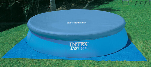 Надувной бассейн Easy Set 457*122 см, фильтр-насос, хлоргенератор, аксессуары INTEX