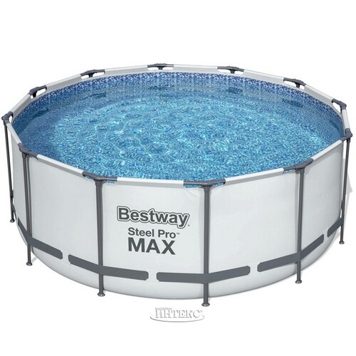 Каркасный бассейн 56420 BestWay Steel Pro Мах 366*122 см, фильтр-насос, аксессуары Bestway