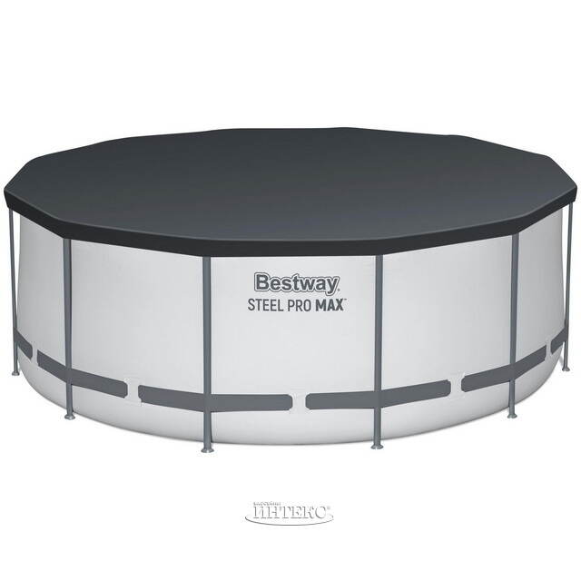 Каркасный бассейн 56420 BestWay Steel Pro Мах 366*122 см, фильтр-насос, аксессуары Bestway
