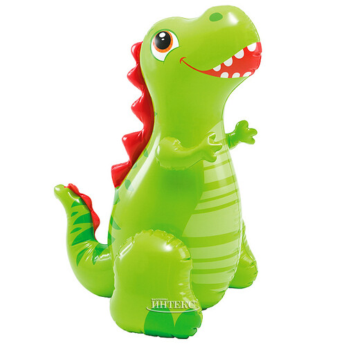 Надувная игрушка Веселый Динозавр с распылителем 70*53 см INTEX