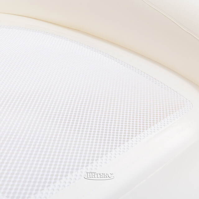 Надувное кресло для плавания с сетчатым дном 114*107 см белое INTEX (Интекс)