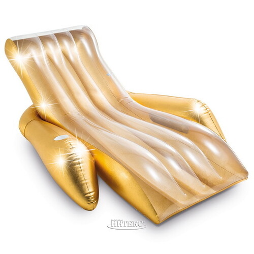 Надувное кресло-шезлонг Gold Lounge 175*119 см INTEX