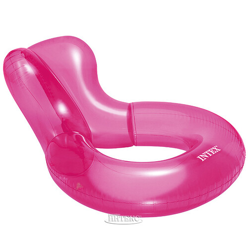 Надувной круг - кресло 135*114 см розовый INTEX