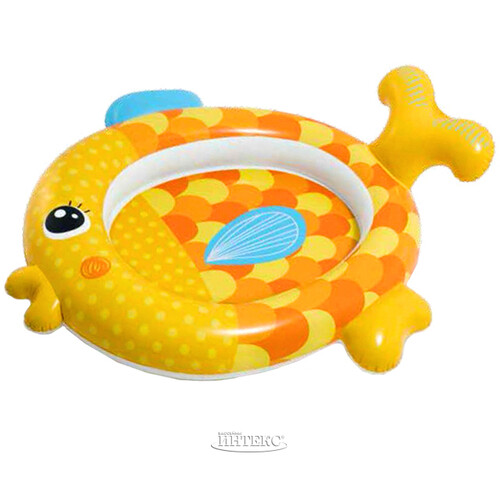 Надувной бассейн для малышей Золотая Рыбка 140*124*10 см INTEX