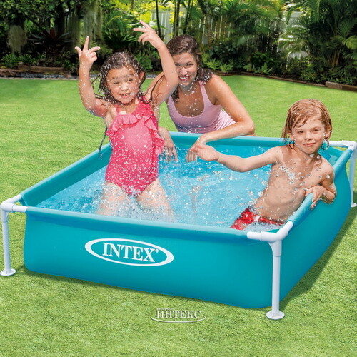 Детский каркасный бассейн Intex Mini Frame 122*30 см, клапан INTEX