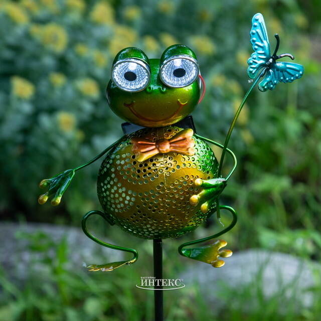 Садовый штекер на солнечной батарее Лягушка Сэнди 58 см Koopman