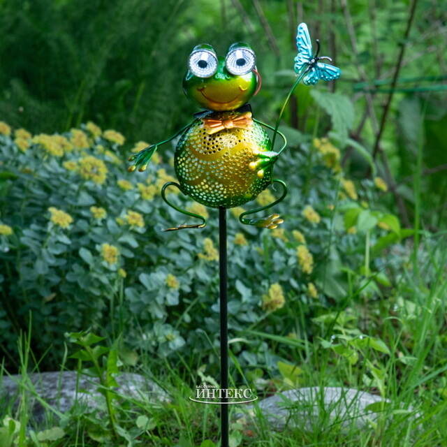 Садовый штекер на солнечной батарее Лягушка Сэнди 58 см Koopman