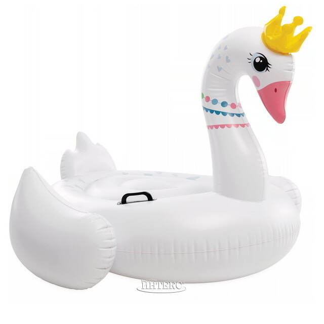 Надувной матрас-остров Лебедь 142*137 см INTEX