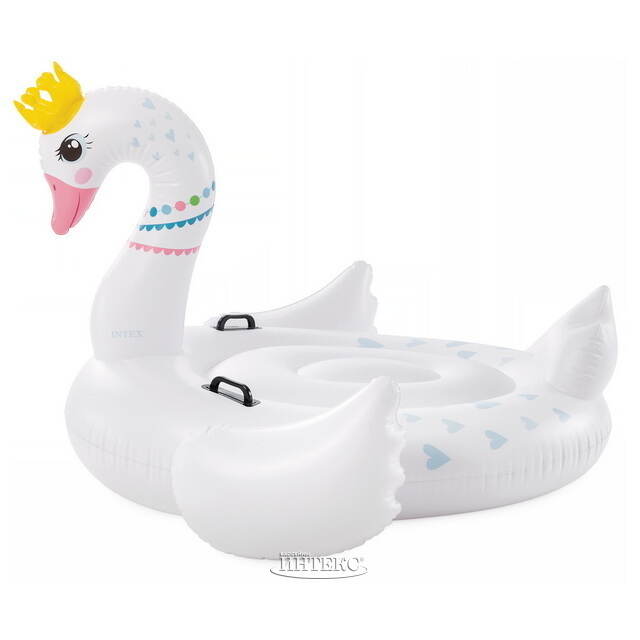 Надувной матрас-остров Лебедь 142*137 см INTEX