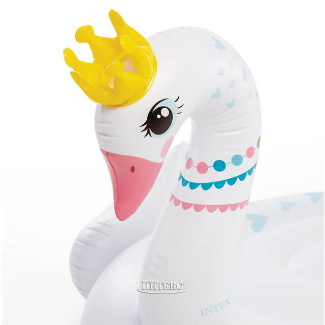 Надувной матрас-остров Лебедь 142*137 см INTEX