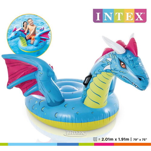 Надувная игрушка Дракарис 201*191 см INTEX