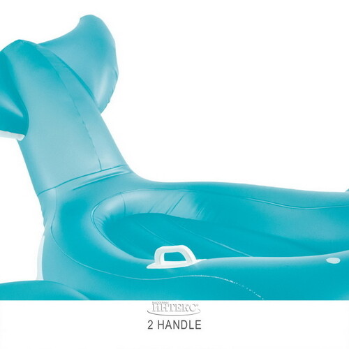 Надувная игрушка для плавания Голубой Кит 168*140 см INTEX