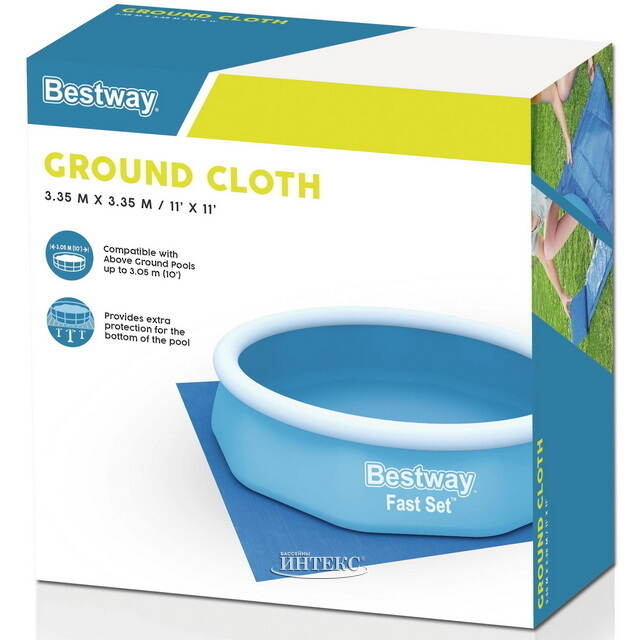 Подстилка для бассейна 335*335 см Bestway (Бествей)