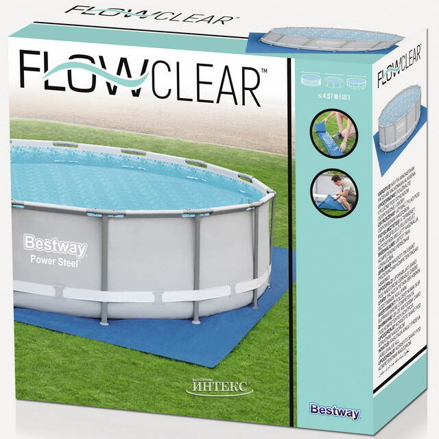 Подстилка под бассейн 488*488 см Bestway