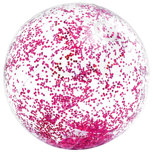 Надувной пляжный мяч Розовый Блеск 51 см INTEX