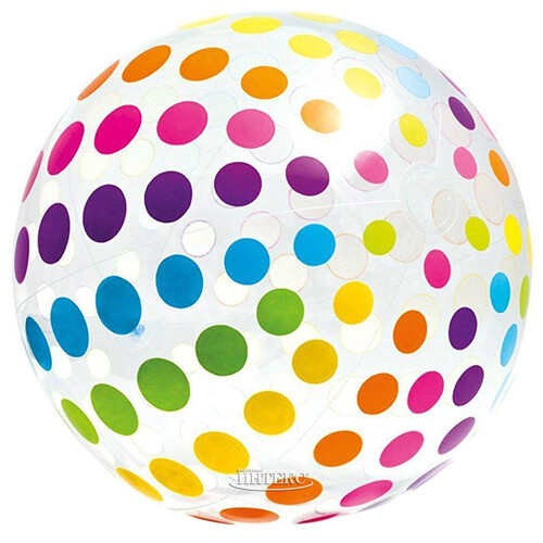 Большой надувной мяч Джамбо 183 см INTEX