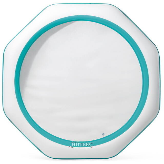 Семейный надувной бассейн Лазурная Гавань 254*56 см, клапан INTEX