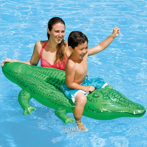 Надувная игрушка Крокодил маленький 168*86 см INTEX