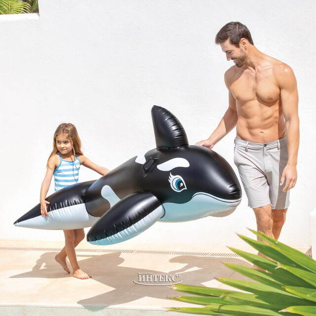 Надувная игрушка Кит, 193*119 см INTEX