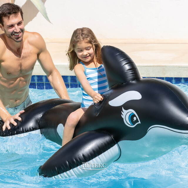 Надувная игрушка Кит, 193*119 см INTEX