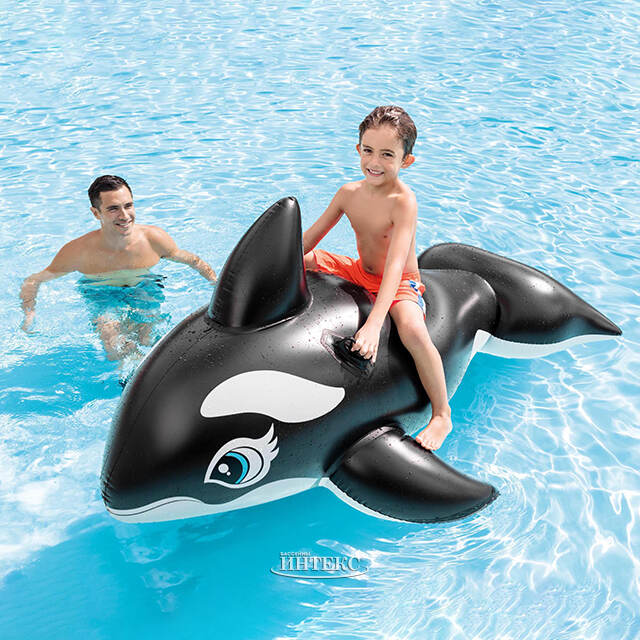 Надувная игрушка Кит, 193*119 см INTEX