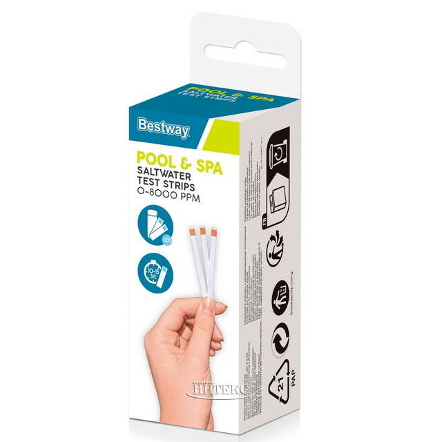 Тест-полоски для воды Pool & Spa 25 шт Bestway