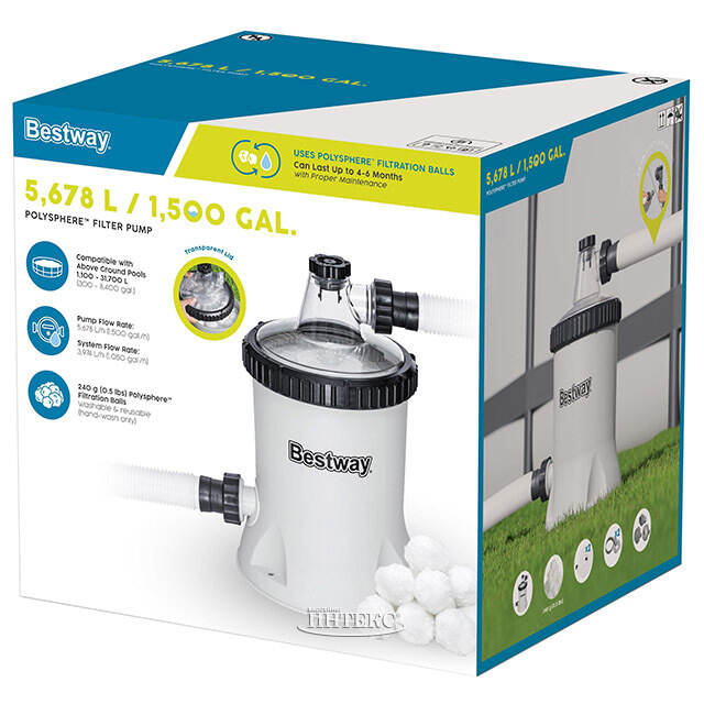 Фильтр-насос 58870 Bestway Polysphere (5678 л/ч) Bestway